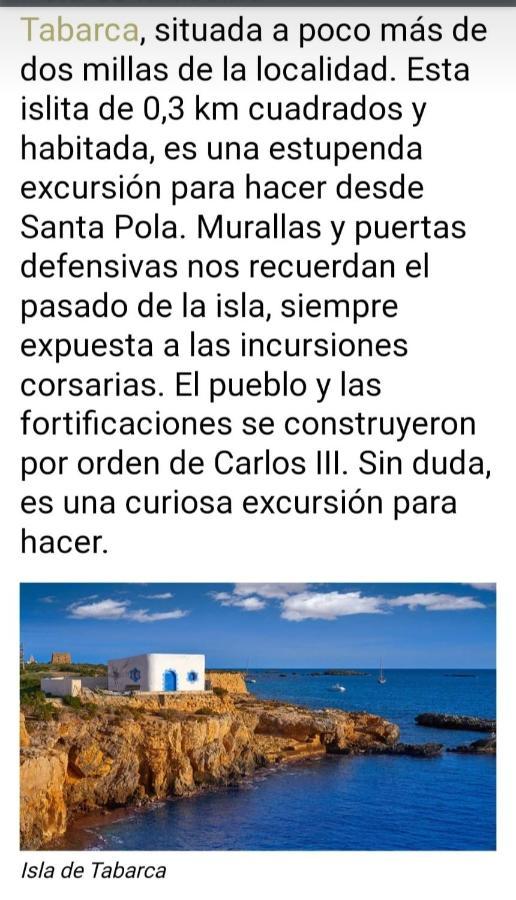 Ferienwohnung Eva Santa Pola Exterior foto